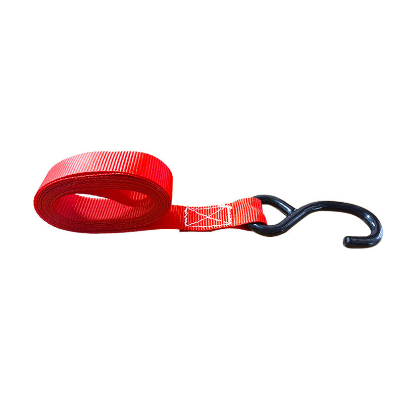 1" X 20" Ratchet Tie Down With S hook