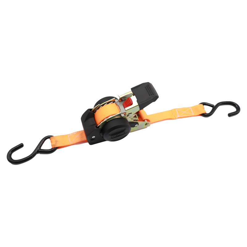 Easylifting 1 inch X 10 ft Retractable automatic ratchet strap