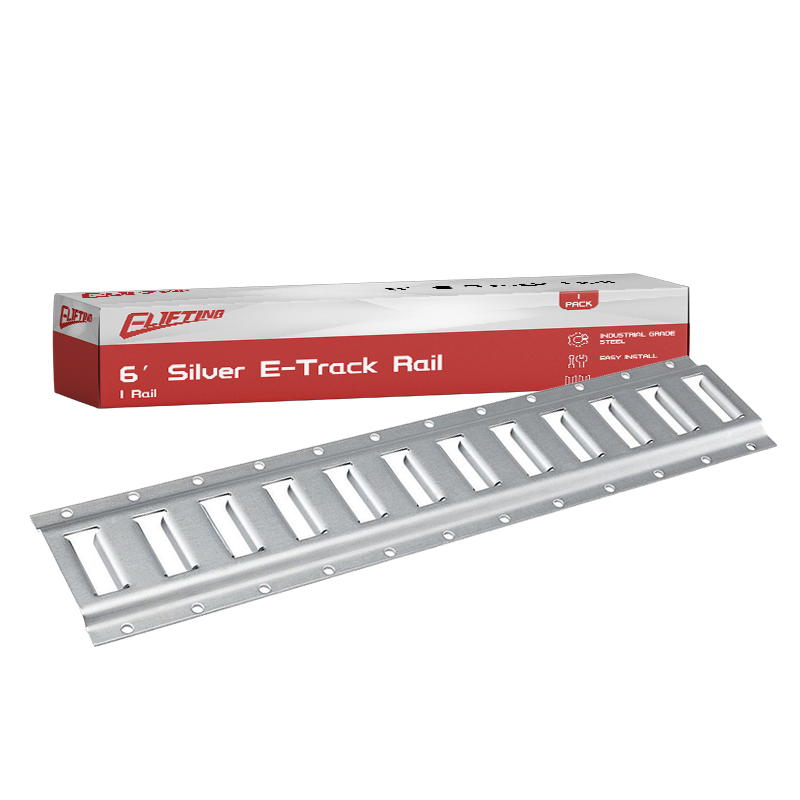 1 Pack Galvanized Horizontal E track Tie-down Rail