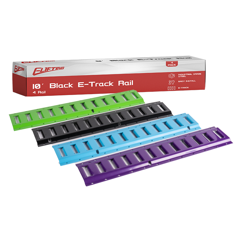 Custom Color Powder Coated E-Track Horizontal Rail